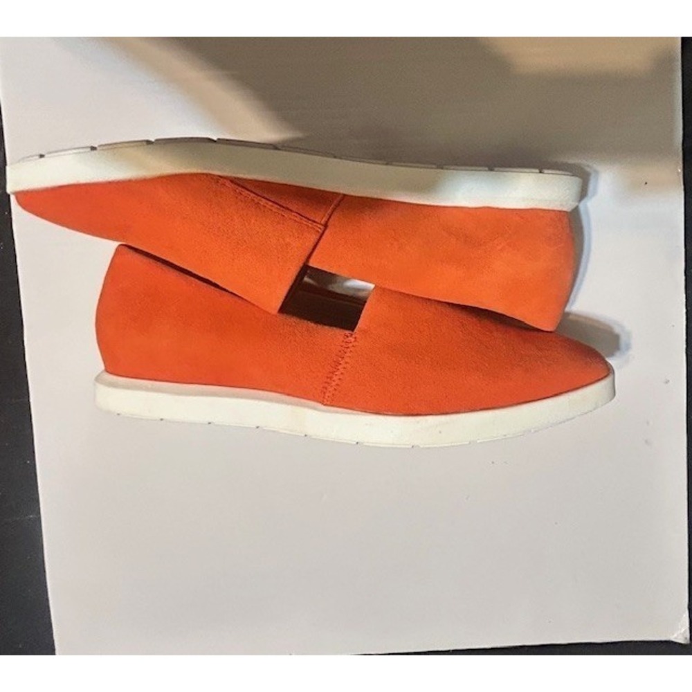 NIB Franco‎ Sarto Slip On Loafer Bonza Tangerine Suede Academia Resort Classic 8 - Picture 7 of 8
